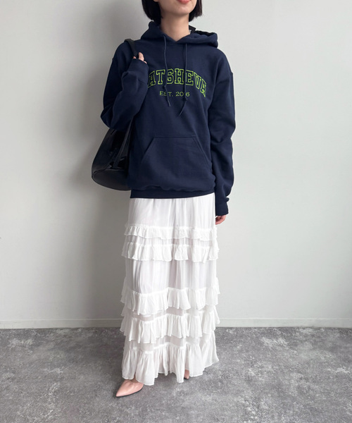 EDIT. FOR LULU（エディットフォールル）の「【BATSHEVA/バットシェバ】pre HOODIE SWEATSHIRT（Tシャツ/カットソー・レディース・ネイビー・SMALL）」の15枚目の写真