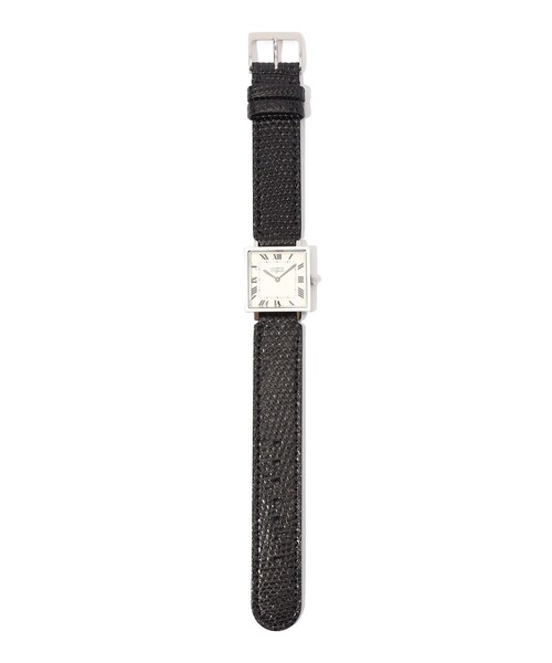 VAGUE WATCH CO.(ヴォーグウォッチカンパニー)の「【別注】VAGUE WATCH Carre Piece リザードベルト クォーツウォッチ(アナログ腕時計・メンズ・ホワイト系その他2/ホワイト系その他・FREE)」の2枚目の写真
