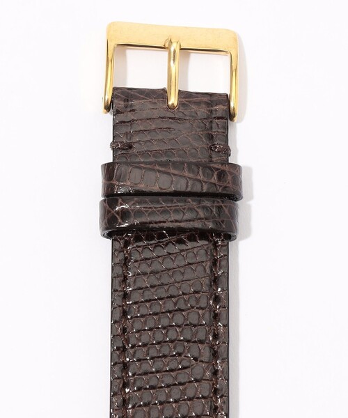 VAGUE WATCH CO.(ヴォーグウォッチカンパニー)の「【別注】VAGUE WATCH Carre Piece リザードベルト クォーツウォッチ(アナログ腕時計・メンズ・ホワイト系その他2/ホワイト系その他・FREE)」の6枚目の写真