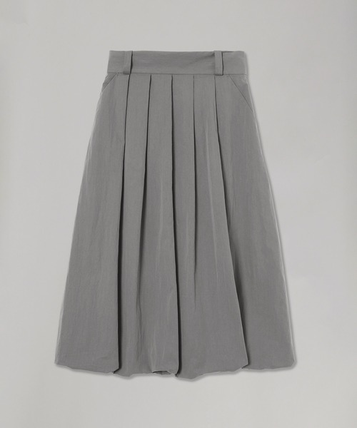 forget-me-nots(フォーゲットミーノッツ)の「forget-me-nots Baloon Pleats Belted Skirt FMN-25AW-SK-002(スカート・レディース・グレー/ベージュ・SMALL/MEDIUM)」の7枚目の写真