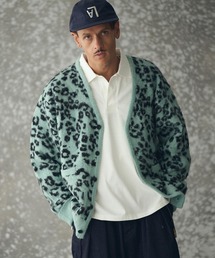 mcg3725- Mohair-like Leopard Cardigan レオパードカーディガン(TRM25-T044A)