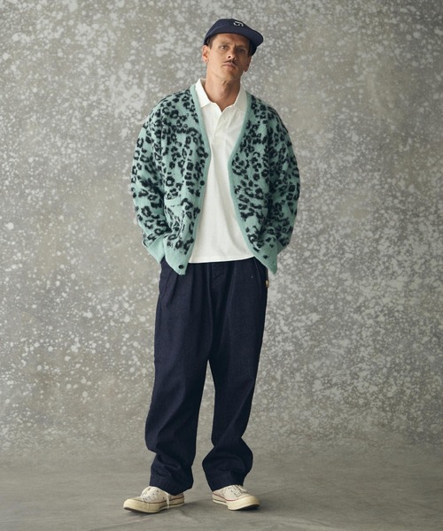 大人気⭐︎ ロペ マドモアゼル レオパードロングカーディガン THEOREM(セオレム)】Mohair-like Leopard Cardigan レオパード