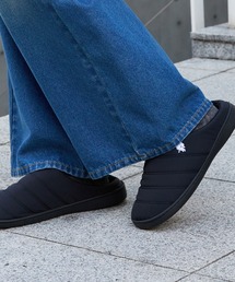 U.S. POLO ASSN. /ユーエスポロアッスン 別注 ロゴワンポイント ダブルステッチ モックシューズ/ウィンターサンダル