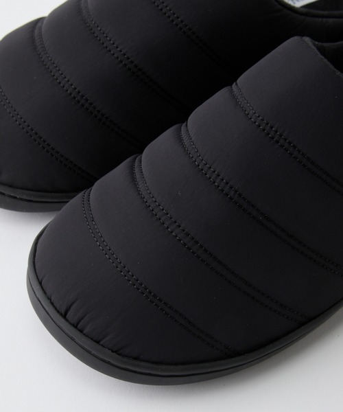 U.S. POLO ASSN.（ユーエスポロアッスン）の「U.S. POLO ASSN. /ユーエスポロアッスン 別注 ロゴワンポイント ダブルステッチ モックシューズ/ウィンターサンダル（サンダル・レディース・ブラック/ライトベージュ/ベージュ/ネイビー・26cm/25cm/24cm/23cm/28cm/27cm）」の5枚目の写真