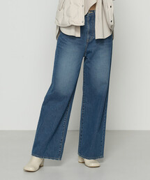 K.T KIYOKO TAKASE | 10.5オンスセンタープレス ワイドデニムパンツ(デニムパンツ)