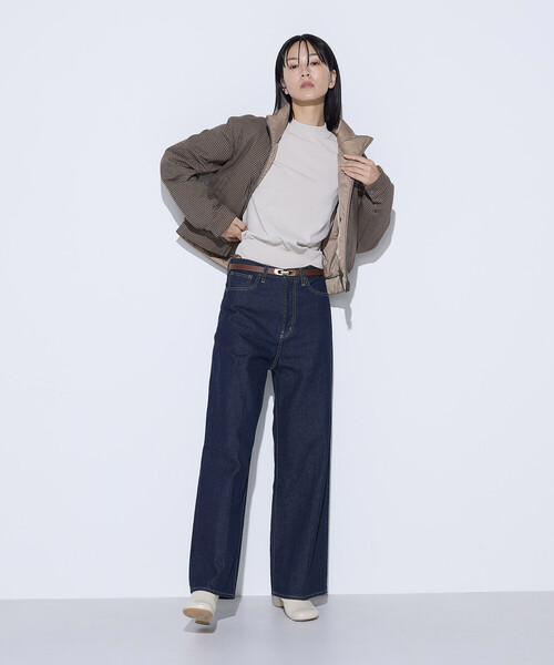 K.T KIYOKO TAKASE（キヨコタカセ）の「10.5オンスセンタープレス ワイドデニムパンツ（デニムパンツ・レディース・グレー/インディゴブルー/ワンウォッシュ・11号/9号/7号）」の13枚目の写真