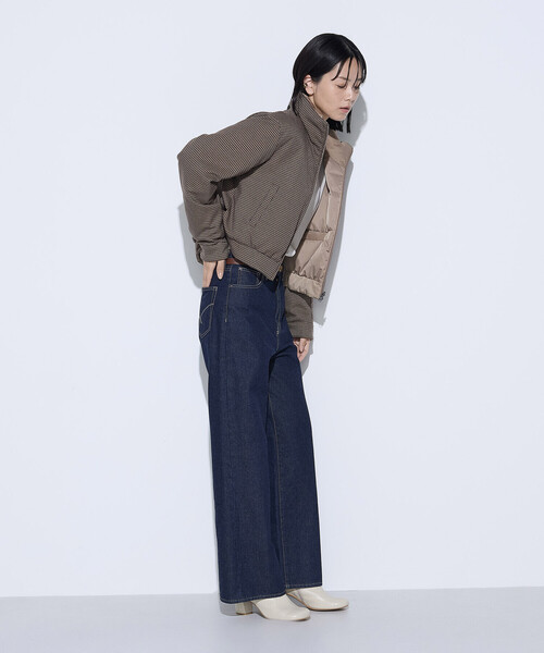 K.T KIYOKO TAKASE（キヨコタカセ）の「10.5オンスセンタープレス ワイドデニムパンツ（デニムパンツ・レディース・グレー/インディゴブルー/ワンウォッシュ・11号/9号/7号）」の15枚目の写真