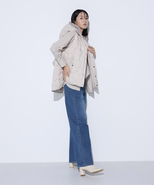 K.T KIYOKO TAKASE（キヨコタカセ）の「10.5オンスセンタープレス ワイドデニムパンツ（デニムパンツ・レディース・グレー/インディゴブルー/ワンウォッシュ・11号/9号/7号）」の11枚目の写真