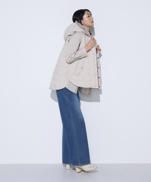 K.T KIYOKO TAKASE（キヨコタカセ）の「10.5オンスセンタープレス ワイドデニムパンツ（デニムパンツ・レディース・グレー/インディゴブルー/ワンウォッシュ・11号/9号/7号）」の12枚目の写真