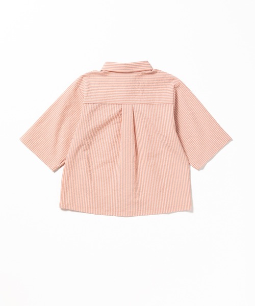THOUSAND MILE（サウザンドマイル）の「[L's]THREE QUARTER SLEEVE SHIRT SEERSUCKER STRIPE/スリークオータースリーブシャツ シアサッカーストライプ（シャツ/ブラウス・レディース・オレンジ系その他/ブルー系その他/グリーン系その他・FREE）」の14枚目の写真