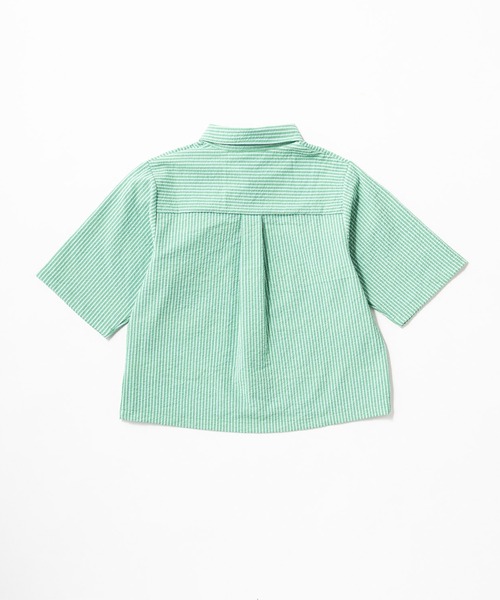 THOUSAND MILE（サウザンドマイル）の「[L's]THREE QUARTER SLEEVE SHIRT SEERSUCKER STRIPE/スリークオータースリーブシャツ シアサッカーストライプ（シャツ/ブラウス・レディース・オレンジ系その他/ブルー系その他/グリーン系その他・FREE）」の15枚目の写真