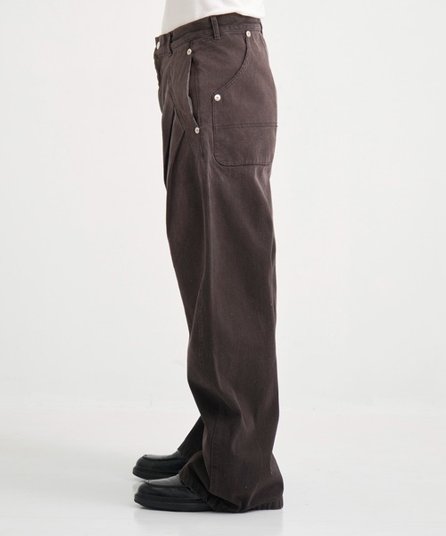 CONZ（コンズ）の「CURVED LEG JEANS（デニムパンツ・メンズ・ダークブラウン・1/2/3）」の4枚目の写真