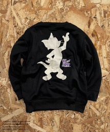 TOM&JERRY（トムアンドジェリー）の「【TOM&JERRY/トム＆ジェリー】　綿タッチ裏起毛　ピリング防止加工　バックプリント　BIG　トレーナー（スウェット）」