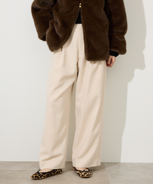 SLOBE IENA | ツイードリラックススラックス(スラックス)