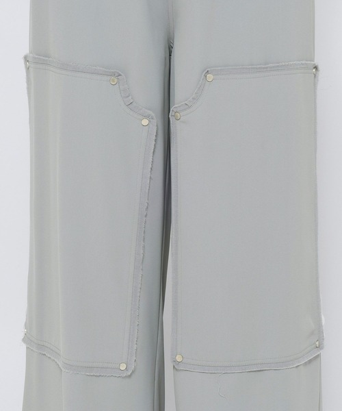 HARE（ハレ）の「ダブルニーワイドパンツ(HARE)（その他パンツ・メンズ・ブラック/ライトグレー・MEDIUM/SMALL）」の17枚目の写真