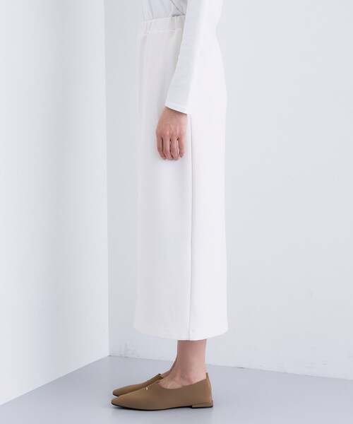 INDIVI（インディヴィ）の「【SETUP可能／Iライン】ダンボールジャージスカート（スカート・レディース・オフホワイト/チャコールグレー/ネイビー・05/13/15 /36/38/40/19）」の18枚目の写真