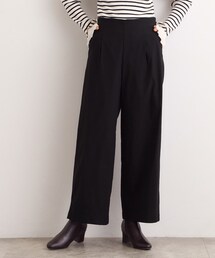 grove（グローブ）の「【多機能】裏起毛ハイパーストレッチワイドパンツ（その他パンツ）」