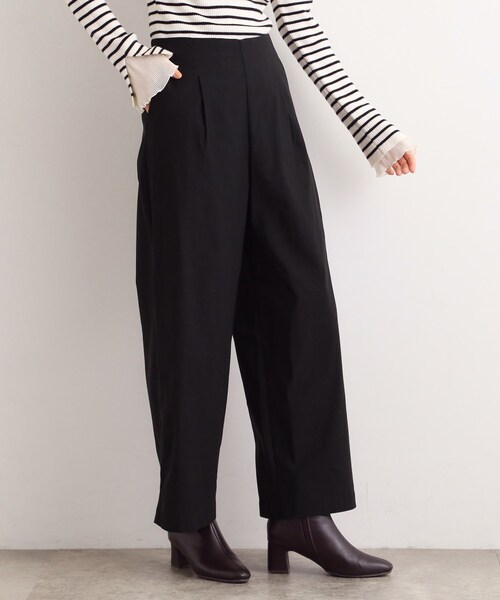 grove（グローブ）の「【選べる着丈/多機能】裏起毛ハイパーストレッチワイドパンツ（その他パンツ・レディース・ベージュ系1/ナチュラル/ブラック/アイボリー系1/ダークブラウン系1・03/02/01/04/23/22/21/13/12/11/05）」の22枚目の写真