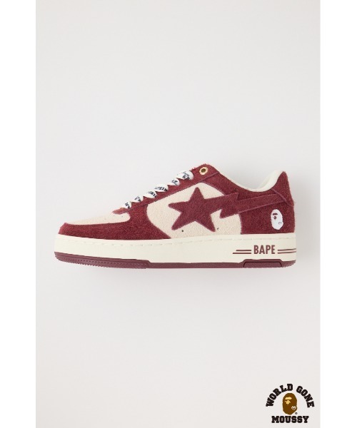 MOUSSY（マウジー）の「BP/MS BAPE STA（スニーカー・レディース・バーガンディー・SMALL/MEDIUM/LARGE）」の2枚目の写真