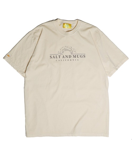 SALT&MUGS(ソルトアンドマグス)の「Sun set Old Tee(Tシャツ/カットソー・メンズ・ブラック/ナチュラル・LARGE/MEDIUM/X-LARGE)」の2枚目の写真