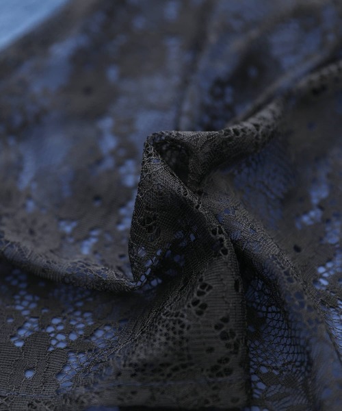 somari imagination（ソマリ イマジネーション）の「『デニムレース切り替えスカート』（デニムスカート・レディース・ネイビー/ブラック・2/1）」の13枚目の写真