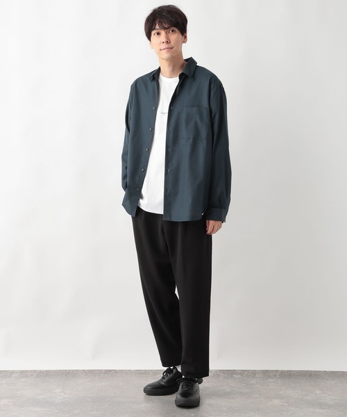 GLOBAL WORK(グローバルワーク)の「イージーケアストレッチテーパードパンツ/599607(その他パンツ・メンズ・ブラック/チャコールグレー/カーキ・MEDIUM/SMALL/LARGE/X-LARGE)」の7枚目の写真