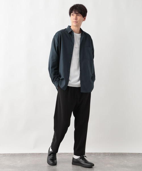 GLOBAL WORK(グローバルワーク)の「イージーケアストレッチテーパードパンツ/599607(その他パンツ・メンズ・ブラック/チャコールグレー/カーキ・MEDIUM/SMALL/LARGE/X-LARGE)」の15枚目の写真
