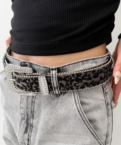 WEGO（ウィゴー）の「WEGO/ビジューラメシャギーベルト（ベルト・レディース・その他1/ベージュ/ピンク/その他3/その他2/ホワイト・FREE）」の21枚目の写真