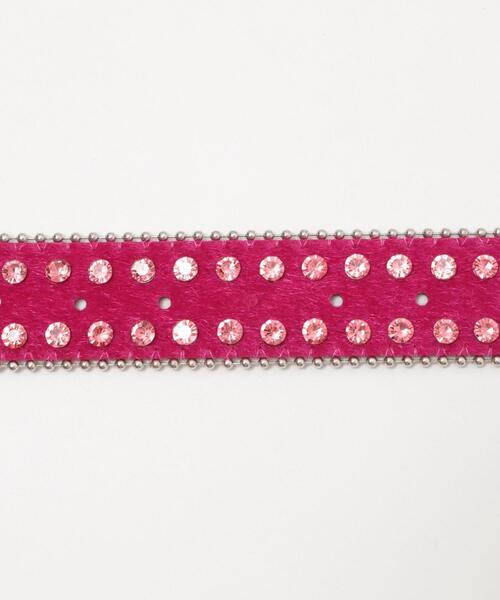 WEGO（ウィゴー）の「WEGO/ビジューラメシャギーベルト（ベルト・レディース・その他1/ベージュ/ピンク/その他3/その他2/ホワイト・FREE）」の8枚目の写真