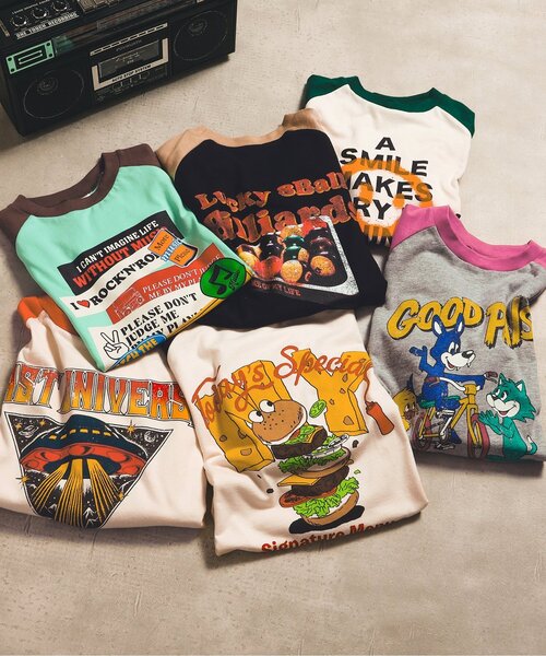 BREEZE（ブリーズ）の「【ジュニア対応】B NEWJACK ラグラングラフィックTシャツ（Tシャツ/カットソー・キッズ・ミント/ブラック/グリーン/レッド/グレー/オフホワイト・140/150/160/130/90/100/110/120）」の17枚目の写真