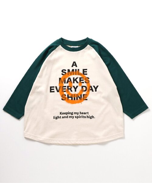 BREEZE（ブリーズ）の「【ジュニア対応】B NEWJACK ラグラングラフィックTシャツ（Tシャツ/カットソー・キッズ・ミント/ブラック/グリーン/レッド/グレー/オフホワイト・140/150/160/130/90/100/110/120）」の18枚目の写真