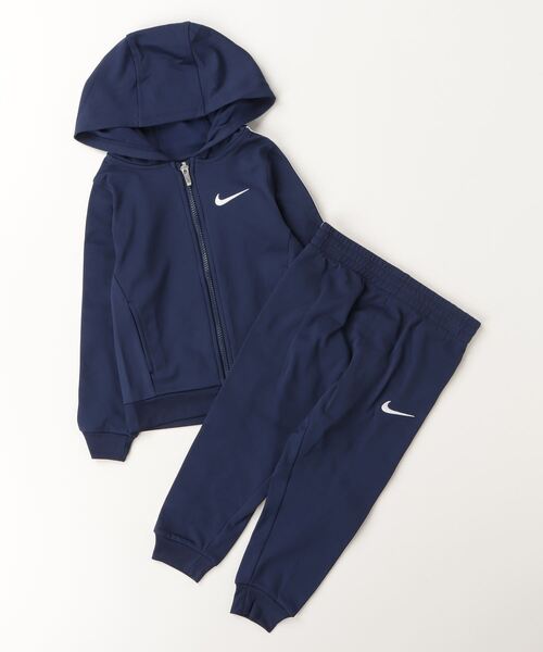 NIKE(ナイキ)の「ナイキ NIKE NKN HOODED FZ PROPUS TAPING SE(パーカー・キッズ・ベージュ/ネイビー・105cm/115cm/110cm/120cm)」の2枚目の写真