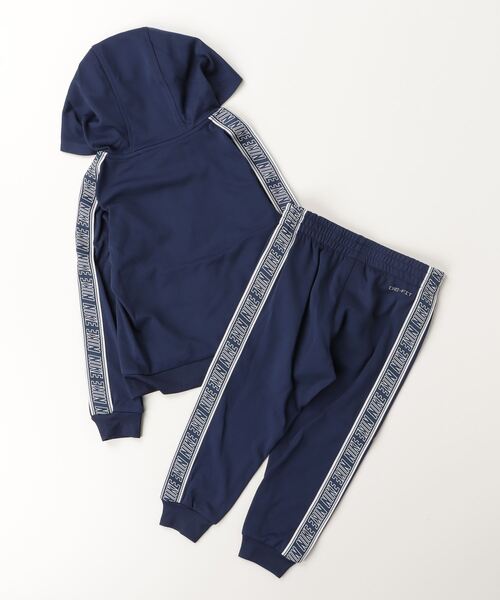 NIKE(ナイキ)の「ナイキ NIKE NKN HOODED FZ PROPUS TAPING SE(パーカー・キッズ・ベージュ/ネイビー・105cm/115cm/110cm/120cm)」の3枚目の写真