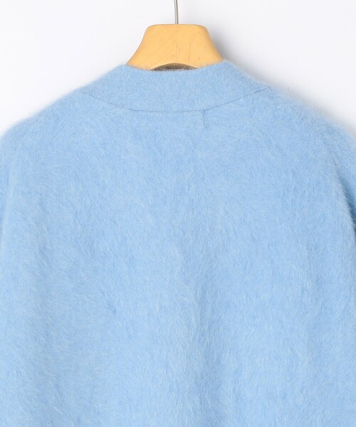 NOLLEY’S Sophi（ノーリーズソフィ）の「カシミヤ混ヘアリーVネックカーディガン（カーディガン/ボレロ・レディース・オフホワイト/サックスブルー/ベビーピンク/ブラック・38）」の14枚目の写真