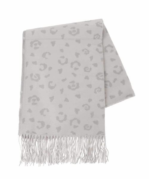 a.v.v（アーヴェヴェ）の「レオパードストール（ストール/ショール・レディース・ベージュ/ライトグレー・38）」の16枚目の写真