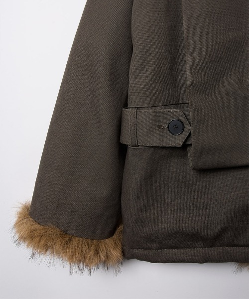 TELOPLAN(テーロプラン)の「【TELOPLAN】Isobel Fur Coat / イソベルファーコート(ブルゾン・レディース・グレー/ベージュ・ONE SIZE)」の8枚目の写真
