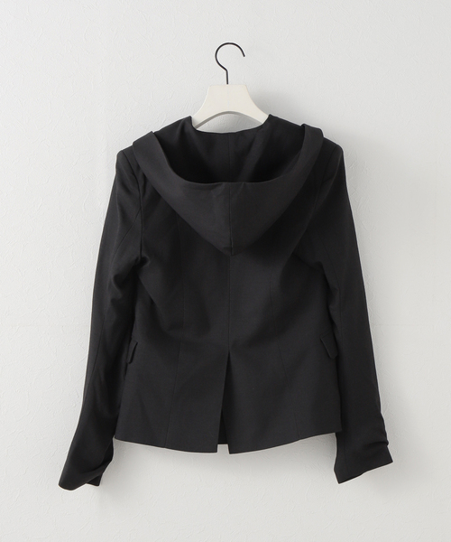NACHE(ナチェ)の「【Geek Office / ギークオフィス】NACHE / ナチェ MAGNETIC HOODIE BLAZER(テーラードジャケット・レディース・ブラック・X-SMALL)」の3枚目の写真