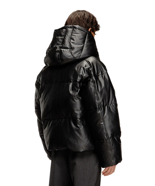 メンズ ブラックパファージャケット W-MYLEY（ブルゾン）｜DIESEL