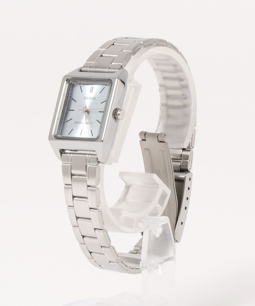 CASIO(カシオ)の「【RES】【CASIO(カシオ)】クラシックメタルスクエア(アナログ腕時計・レディース・シルバー系その他/シルバー/ブルー/ブラック系その他/ピンク/ブラック・FREE)」の1枚目の写真