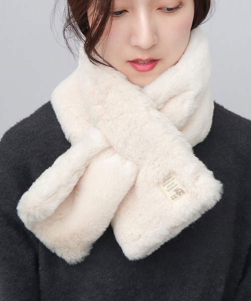 moz（モズ）の「【moz】ブランド マーク ボア フリース ネック