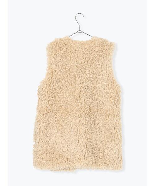 sm2rhythm（サマンサモスモスリズム）の「エコファージレ（ベスト・レディース・ブラウン/チャコールグレー/ベージュ・F）」の7枚目の写真