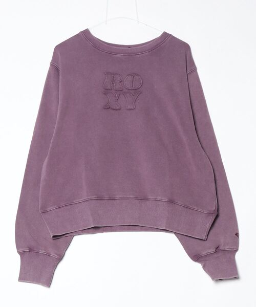ROXY（ロキシー）の「【別注】ロキシー ROXY YOLO PULL OVER 限定コラボ（スウェット・レディース・ブラック/ライトグレー/バーガンディー・L/S/M）」の3枚目の写真