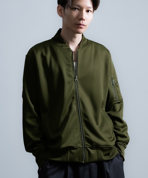 improves(インプローブス)の「MA-1 スウェットブルゾン(MA-1・メンズ・杢グレー/チャコール/ブラック/カーキ/ネイビー・X-LARGE/LARGE/MEDIUM)」の4枚目の写真