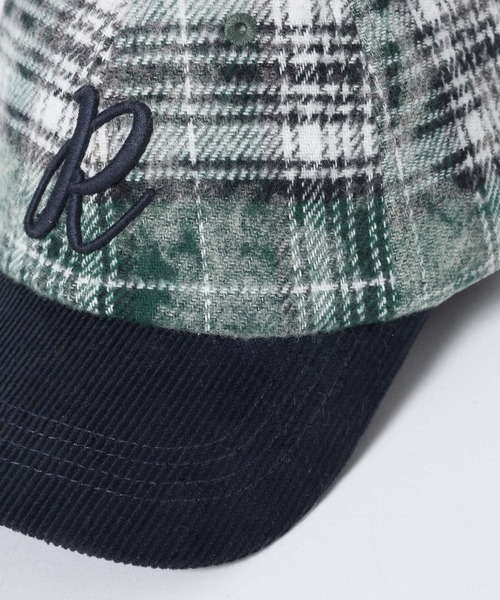 JEANASIS（ジーナシス）の「MIXチェックCAP/601814（キャップ・レディース・ブラウン系その他/ブラック系その他/グリーン系その他・FREE）」の7枚目の写真