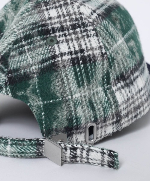 JEANASIS（ジーナシス）の「MIXチェックCAP/601814（キャップ・レディース・ブラウン系その他/ブラック系その他/グリーン系その他・FREE）」の8枚目の写真