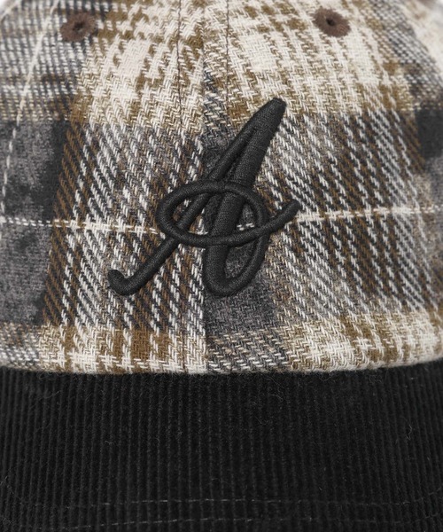 JEANASIS（ジーナシス）の「MIXチェックCAP/601814（キャップ・レディース・ブラウン系その他/ブラック系その他/グリーン系その他・FREE）」の11枚目の写真
