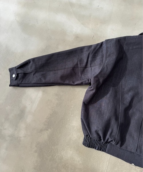 BLANK HOTEL(ブランクホテル)の「Zip-Up Denim Work Jacket / ジップアップデニムワークジャケット(ブルゾン・メンズ・ブラウン/ブラック・L/M)」の8枚目の写真