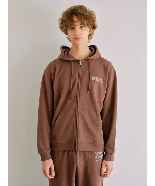 セール】【HOMME】裏毛プリントパーカ（ルームウェア/パジャマ