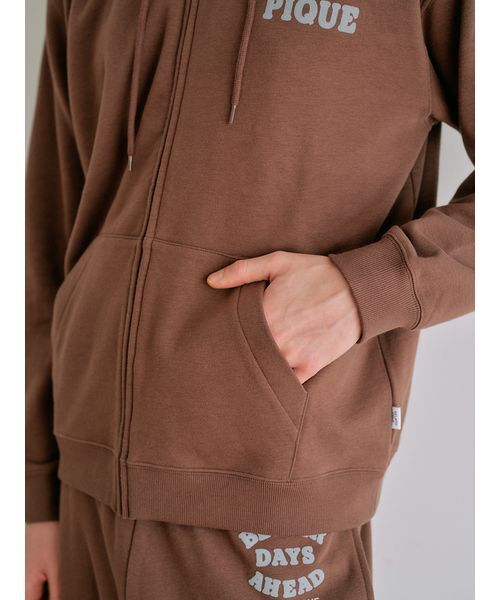 セール】【HOMME】裏毛プリントパーカ（ルームウェア/パジャマ