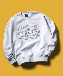 HUF(ハフ)のWORLDWIDE CLOTHIERS CREWNECK(スウェット)
